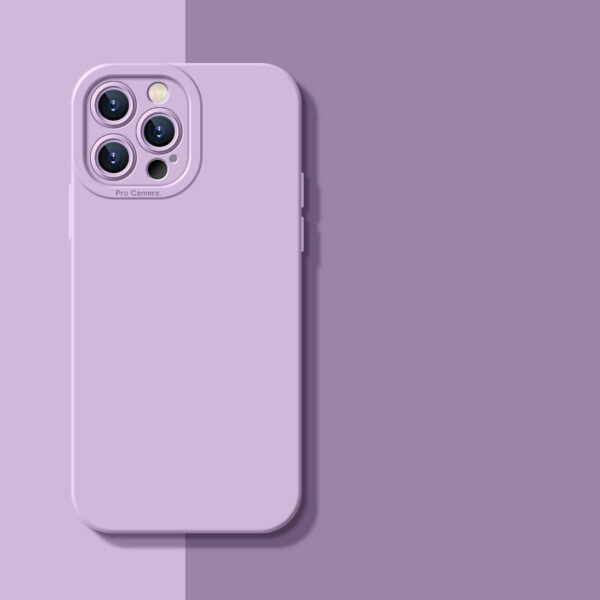 Silikonové pouzdro pro Apple iPhone 12 Pro, fialová