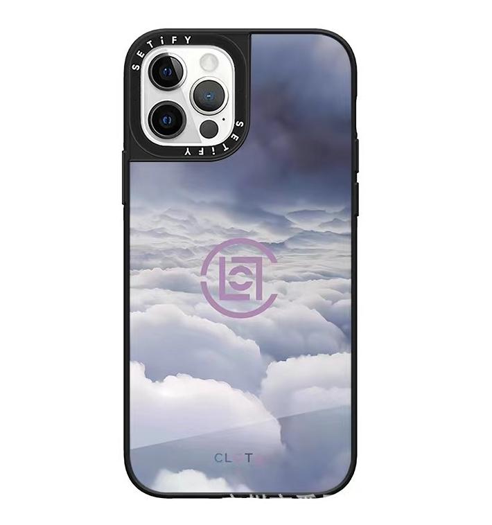 Kryt se zrcadlovým povrchem pro iPhone 13 Pro, nebe