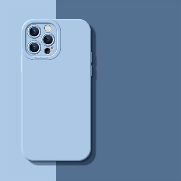 Silikonové pouzdro pro Apple iPhone 12, modrá