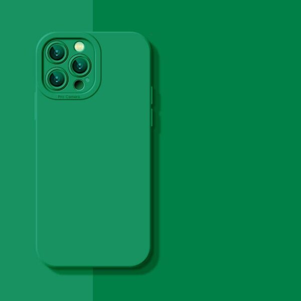 Silikonové pouzdro pro Apple iPhone 12 mini, zelená