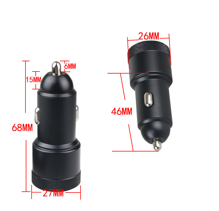Rychlonabíjecí adaptér 36W do auta - 1x USB a 1x USB-C