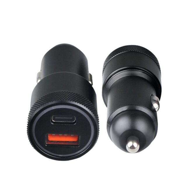 Rychlonabíjecí adaptér 36W do auta - 1x USB a 1x USB-C
