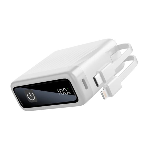 Powerbank 10000 mAh, bílá